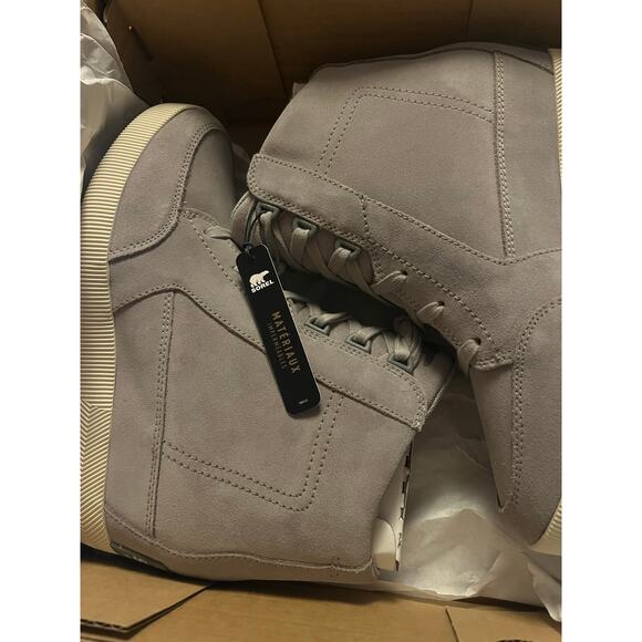 NEW Sorel Out N About Wedge Women's Size 9.5 Dove Quarry - Picture 9 of 9